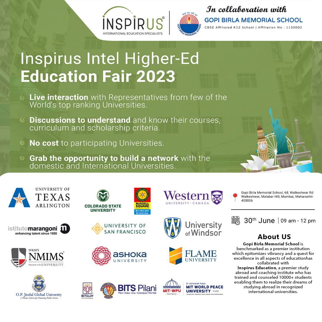 Gopi Birla Intel Higher-Ed Education Fair 2023